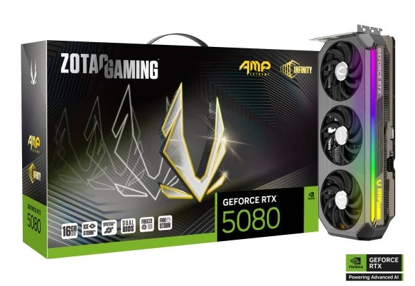 SVGA Zotac RTX 5080 AMP Extreme INFINITY 16GB GDR7, ZT-B50800B-10P