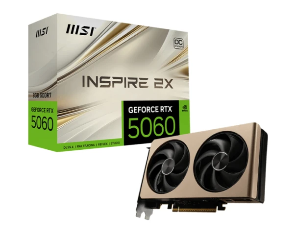 MSI GeForce RTX 5060 8G 128bit GeForce RTX 5060 8G INSPIRE 2X OC grafička karta