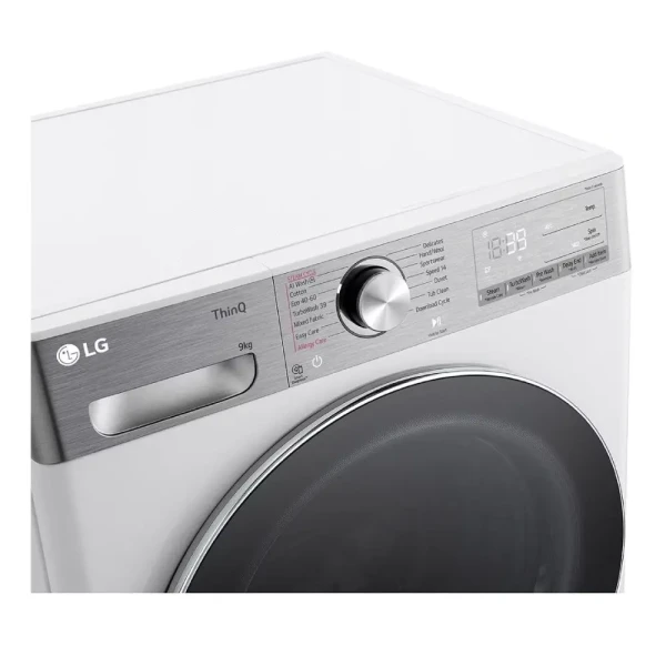 Mašina za pranje veša,  A-10%, AI DD™, 13kg, 1400rpm, Auto-Dose, ThinQ™, TurboWash™360, Steam+™, Smart Diagnosis™, 55cm, Bela ( F4WR913P3WA