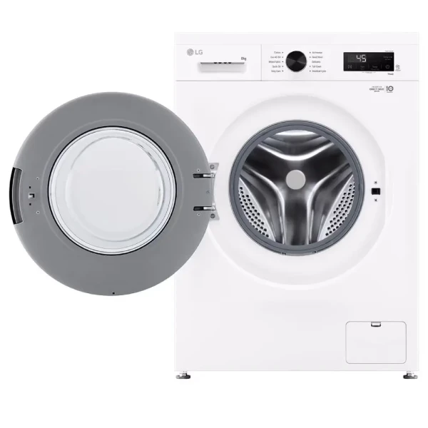 Mašina za pranje veša, D, AI DD™, 8kg, 1400 rpm, Steam™, LG ThinQ™ sa WiFi, Smart Diagnosis™ ( F4X1008NWK ) 