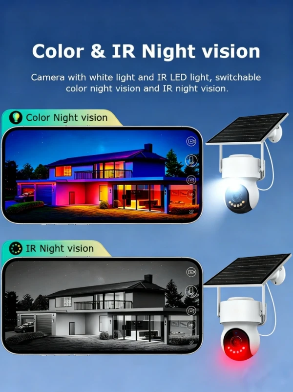 CAM-IP4MP-TQ2-AOV-4G GMB kamera 4MP H.265 EU Solar Camera, 2.2 Inch, ICSEE App, 3.6mm,IP66