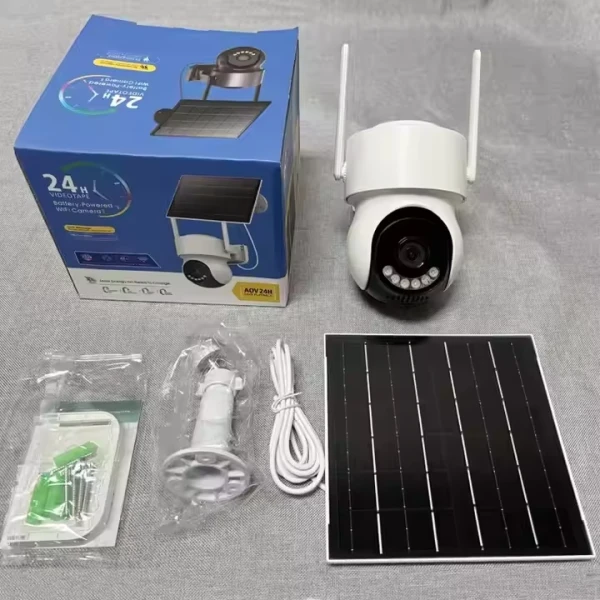 CAM-IP4MP-TQ2-AOV-4G GMB kamera 4MP H.265 EU Solar Camera, 2.2 Inch, ICSEE App, 3.6mm,IP66