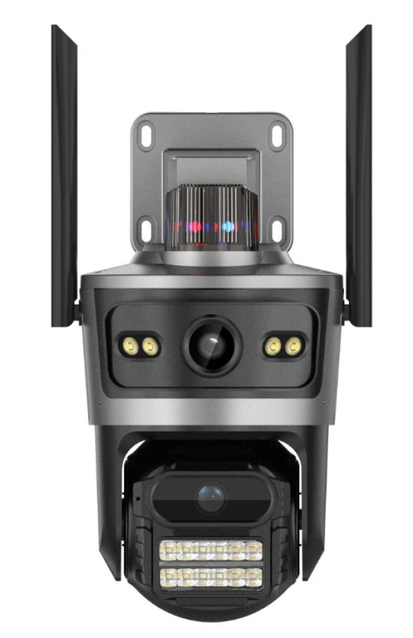 CAM-IP4MP-TQ11-AOV-4G GMB kamera 4MP(2mp+2mp) H.265 EU Solar Camera, 3.8 Inch, ICSEE App, 3.6mm,IP66