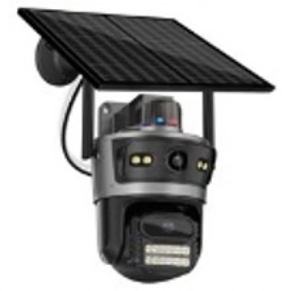 CAM-IP4MP-TQ11-AOV-4G GMB kamera 4MP(2mp+2mp) H.265 EU Solar Camera, 3.8 Inch, ICSEE App, 3.6mm,IP66