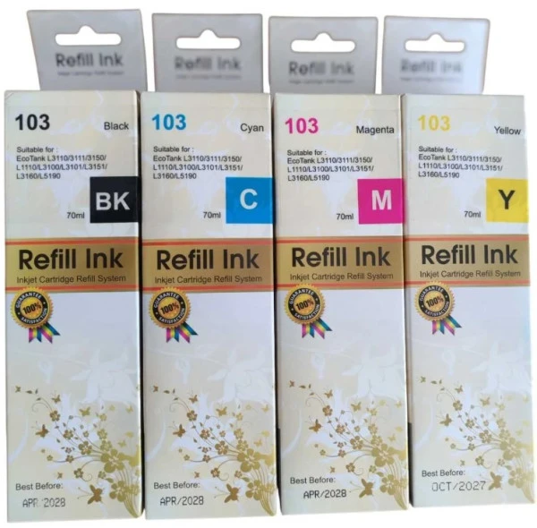 INKJET EP 103/E103 Dopuna BlackSINO boja bocica sadrži 70 ml mastila za Epson EPIJ103SC