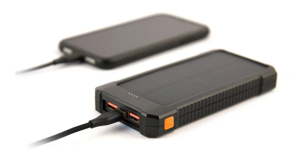 PB10-SOLAR-1 Gembird solar power bank 10000mAh 2xUSB, Type-A, LED