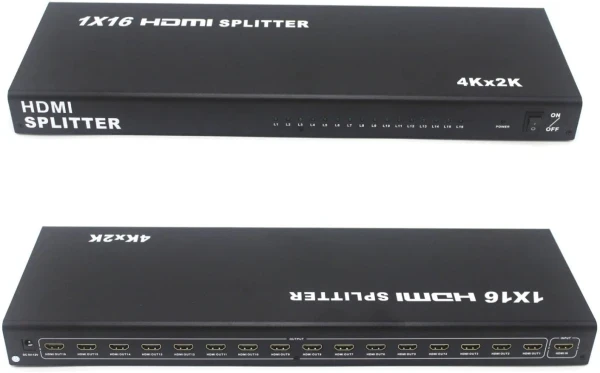 HDMI spliter 1x16 12V3A ver.1.4 KT-HSP-1.16