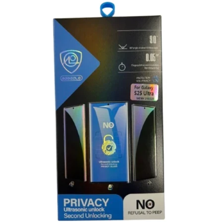 Samsung S25 Ultra  Privacy zaštitno staklo- 9H Ultrasonic unlock ( 95726 )