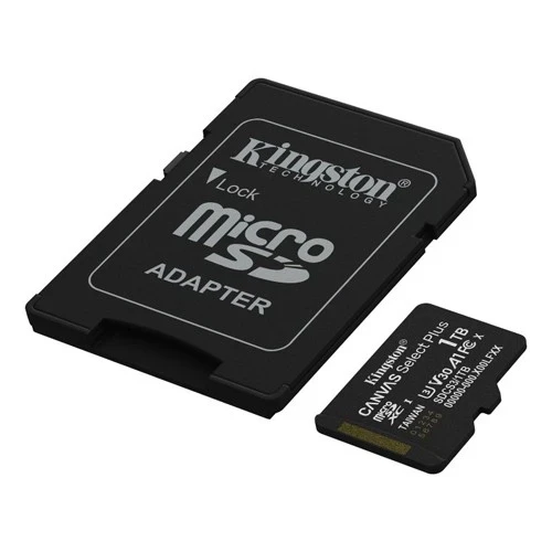 Micro SD Card 1TB Kingston + SD adapter SDCS31TB class 10