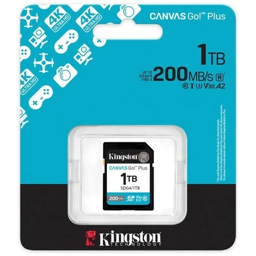 SD Card 1TB Kingston SDG41TB class 10 200Mbs160MBs