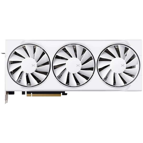 XFX Swift AMD Radeon RX 9070XT White Triple fan Gaming Edition with 16GB GDDR6 HDMI 3xDP, AMD RDNA 4 ( RX-97TSWF3W9 ) 