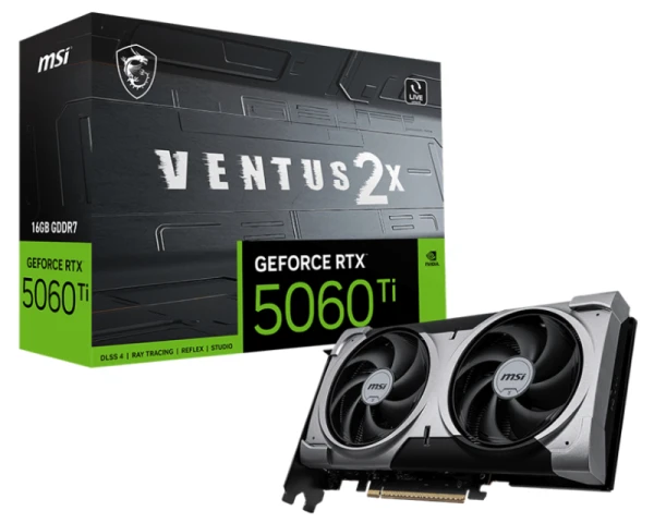 MSI GeForce RTX 5060 TI 16G GeForce RTX 5060 Ti 16G VENTUS 2X PLUS grafička karta