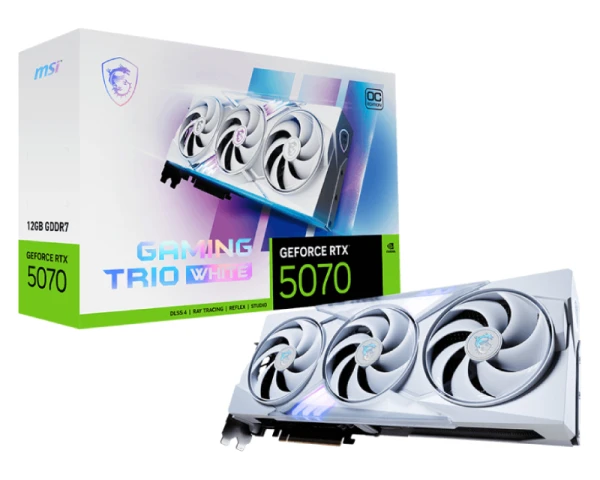 MSI GeForce RTX 5070 12G 192bit RTX 5070 12G GAMING TRIO OC WHITE grafička karta