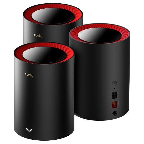 Cudy M3000 3-Pack AX3000 Dual Band 2.4Ghz+5Ghz WiFi6 MESH, 2.5G WAN+GE LAN, 5x Antena 128MB/2