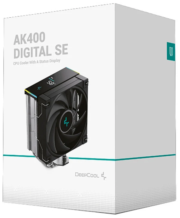 DeepCool AK400 DIGITAL SE 4xHeat Pipe, Real-Time CPU Screen, 1x120mm 1850 rpm 68,99 CFM, Intel/AMD