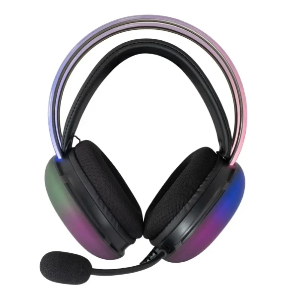 Slušalice sa mikrofonom White Shark FIREFLY 50mmMultiplatformRGBCrna