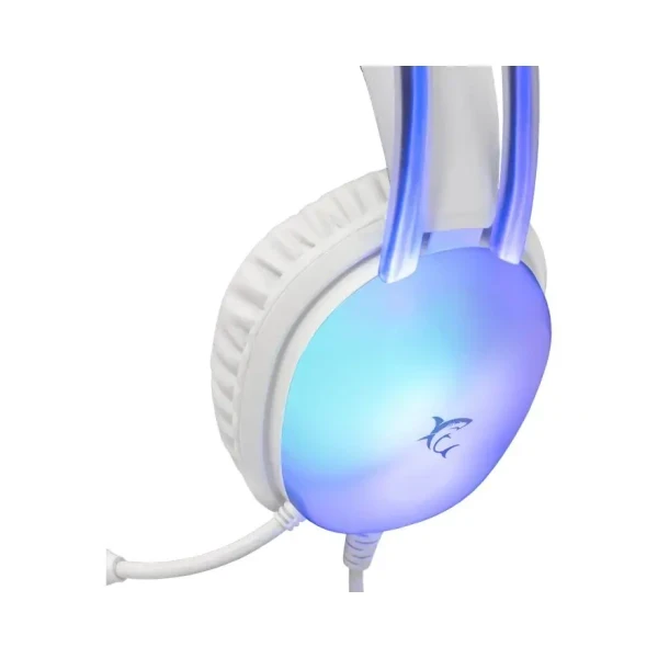 Slušalice sa mikrofonom White Shark PEACOCK 50mmMultiplatformRGBBela