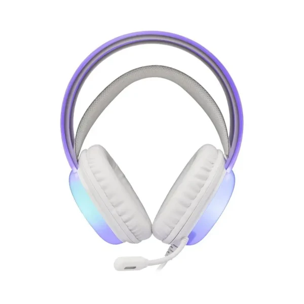 Slušalice sa mikrofonom White Shark PEACOCK 50mmMultiplatformRGBBela