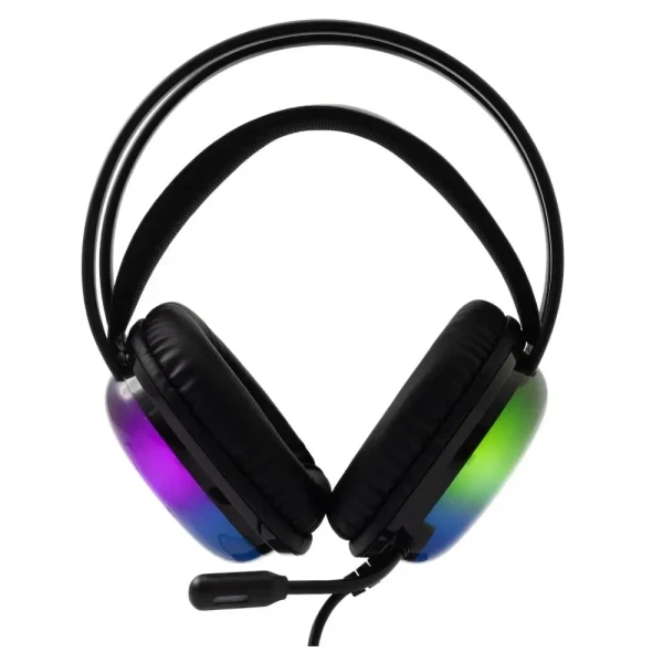 Slušalice sa mikrofonom White Shark PEACOCK 50mmMultiplatformRGBCrna