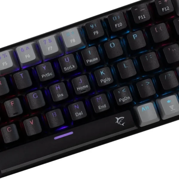 Tastatura White Shark WAKIZASHI 2 60MehaničkaPlavi svičeviRGBCrno sviaUS