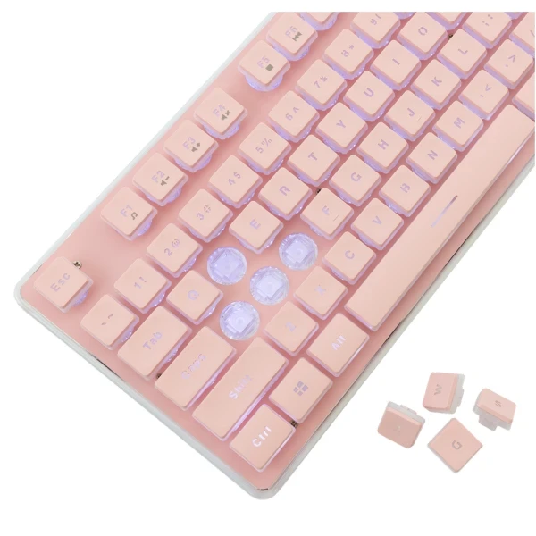 Tastatura White Shark TACHI Full LayoutMembranskaRGBPinkUS