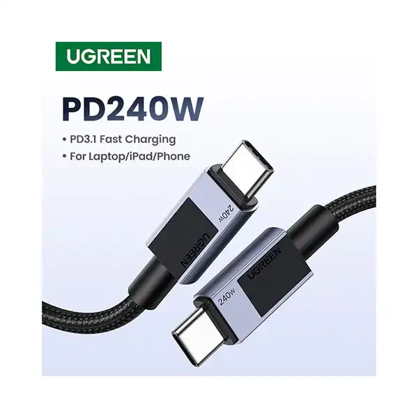 UGREEN L513 USB-C na USB-C kabl za brzo punjenje 240W 2m