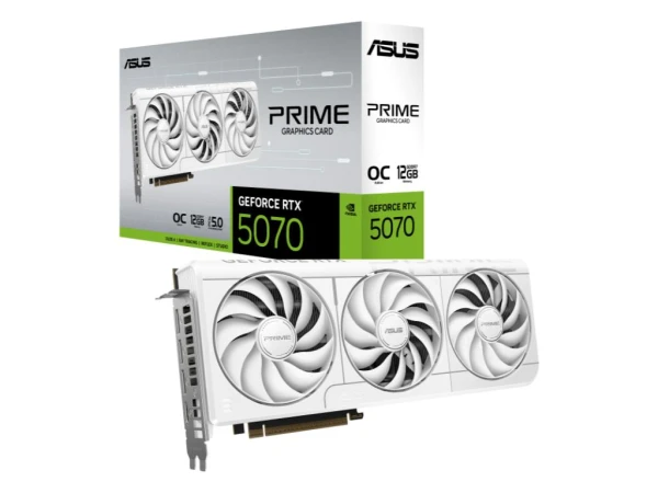 SVGA ASUS RTX5070 PRIME 12GB GDDR7 192bitBELA, RTX5070-O12G-WHITE