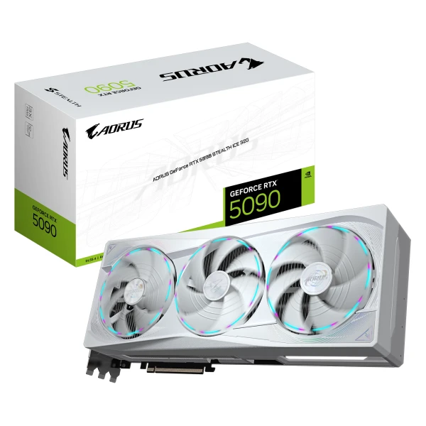 AORUS GeForce RTX 5090 STEALTH ICE 32GB ( GV-N5090AORUSST ICE-32GD ) 