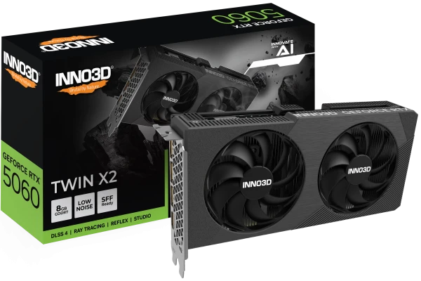 INNO3D GEFORCE RTX 5060 TWIN X2 OC ( N50602-08D7X-195070N ) 