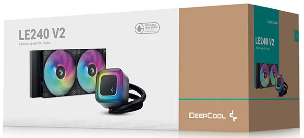 DeepCool LE240 V2 RGB vodeno hladjenje, Fans 500~2100rpm, LGA1851/1700/1200/1151/1150/1155/ AMD AM5/