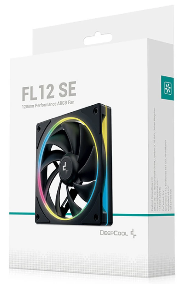 DeepCool FL12 SE 120x120x25mm ventilator RGB LED hydro bearing 1900rpm 50CFM 28dBa