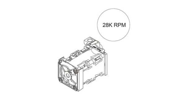 SRV DOD LN FAN 1U Performance Fan Option