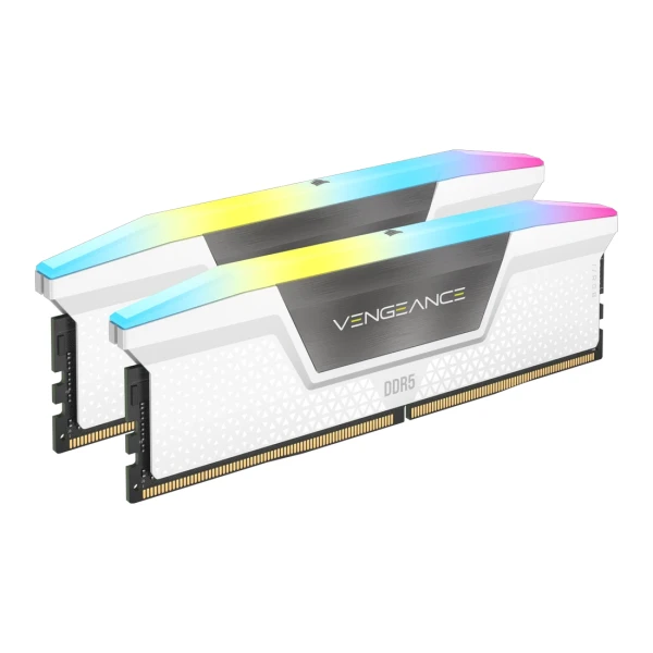 RAM DDR5 CORSAIR VENGEANCE RGB 32GB (2x16GB) 6600MHz CMH32GX5M2B6000C30W