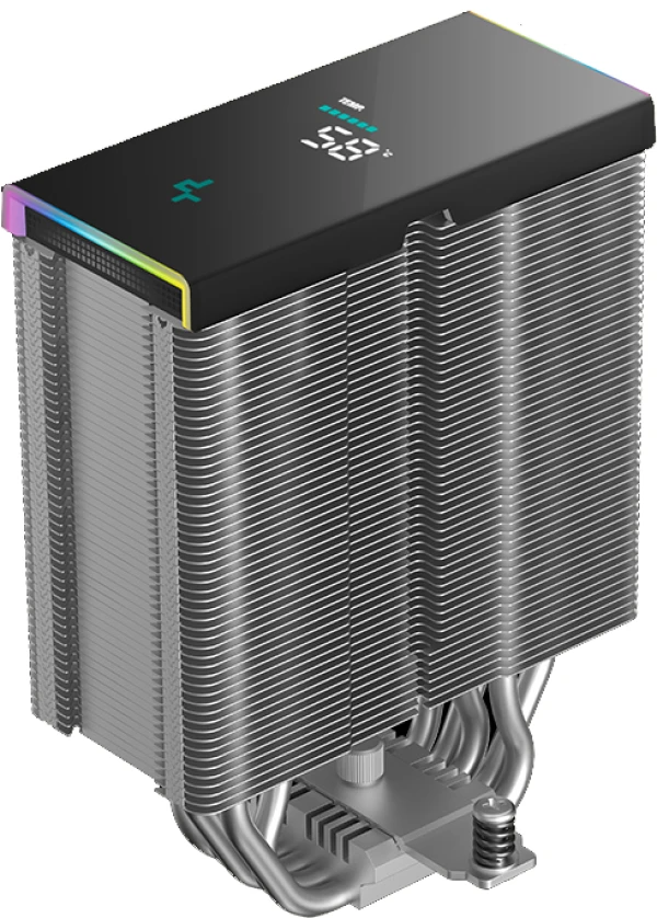 DeepCool AK500S DIGITAL SE 5xHeat Pipe, Real-Time CPU Screen, 1x120mm 1850 rpm 68,99 CFM, Intel/AMD