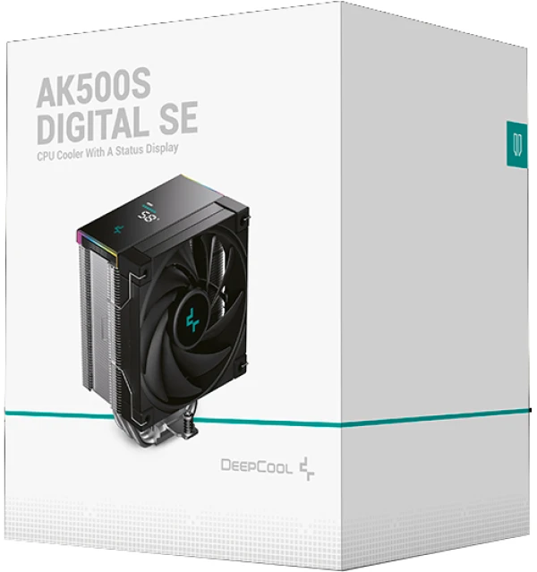 DeepCool AK500S DIGITAL SE 5xHeat Pipe, Real-Time CPU Screen, 1x120mm 1850 rpm 68,99 CFM, Intel/AMD