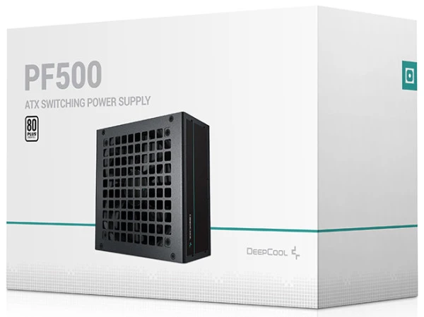 DeepCool PF500X Napajanje 80PLUS 500W 1x 20+4pin, 2x 4pin, 1x PCI-E(6+2)x2, 1x EPS 8pin(4+4), 120mm
