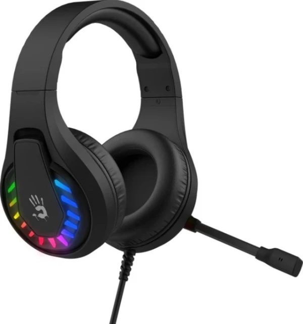 A4-G230 A4Tech Bloody gejmerske slusalice sa mikrofonom, 7.1 SURROUND, 50mm/16ohm, NEON, USB BLACK