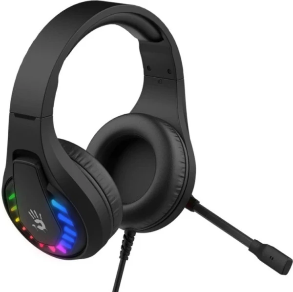 A4-G230 A4Tech Bloody gejmerske slusalice sa mikrofonom, 7.1 SURROUND, 50mm/16ohm, NEON, USB BLACK