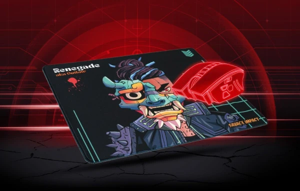 A4-BP45 RENEGADE A4Tech Bloody gejmerska podloga za misa 450x400mm, 5mm AKA OUTLAW