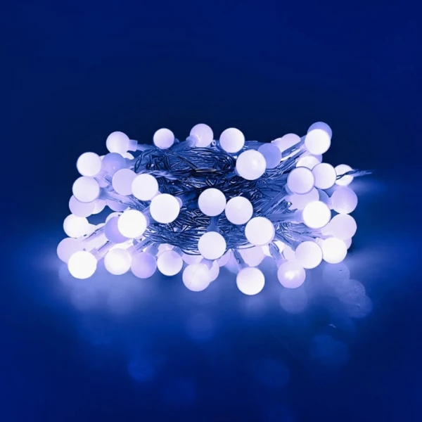 Lampice za jelku sa 100 hladno belih LED dioda 10m