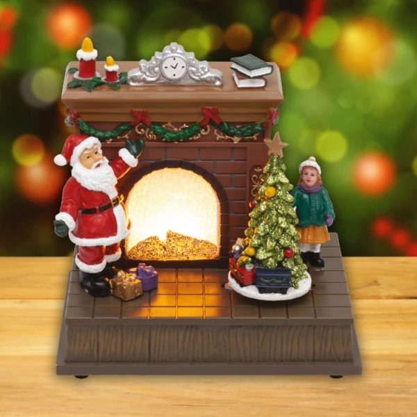 Svetleća LED diorama ''kamin''