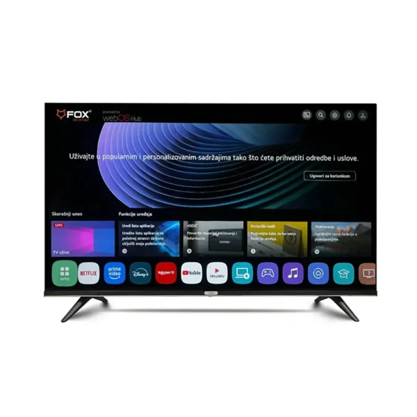 Televizor Fox 55WOS626D Smart, DLED, 4k UHD, 55''(140 cm), DVB-T-T2-C-S-S2