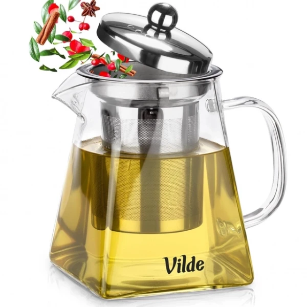 Vilde 259411- Stakleni cajnik sa infuzerom , 490ml