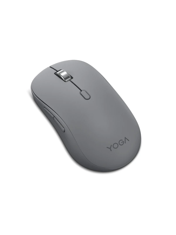Lenovo Yoga Bluetooth Silent Mouse (Luna Grey), DPI switch 1600-2400-4000, IR optical sensor, Full size, Triple Bluetooth 5.3, 8 buttons, A