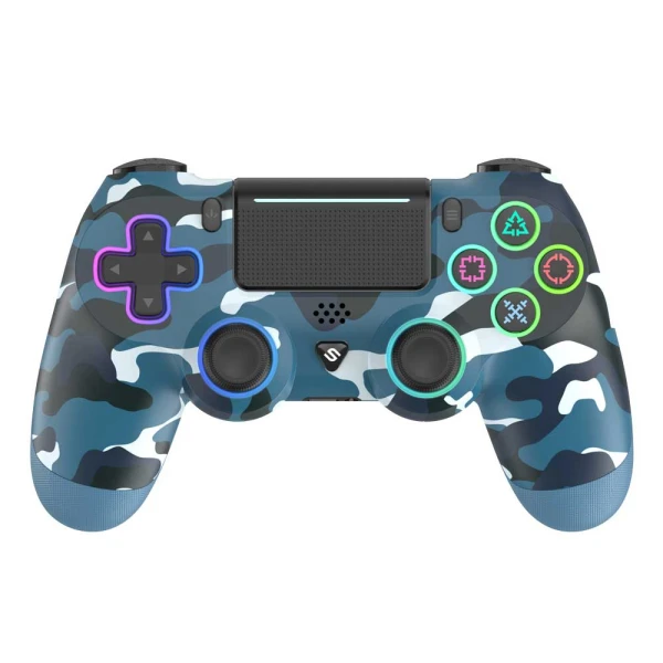 PlayPro 4 Wireless Controller Blue Camo - PS4/PS3/PC/Android/IOS/SD
