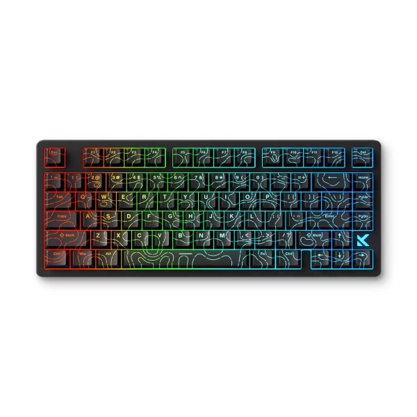 Gaming tastatura MCHOSE Jet 75 Hall Effect Magnetic Switch black topographic