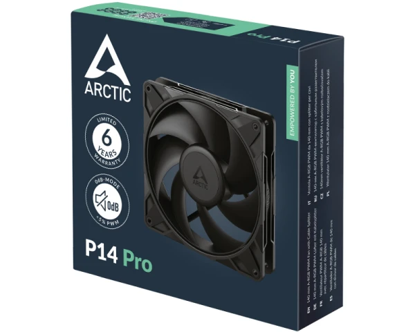 ARCTIC P14 Pro PWM 140mm ventilator crni (ACFAN00313A) 