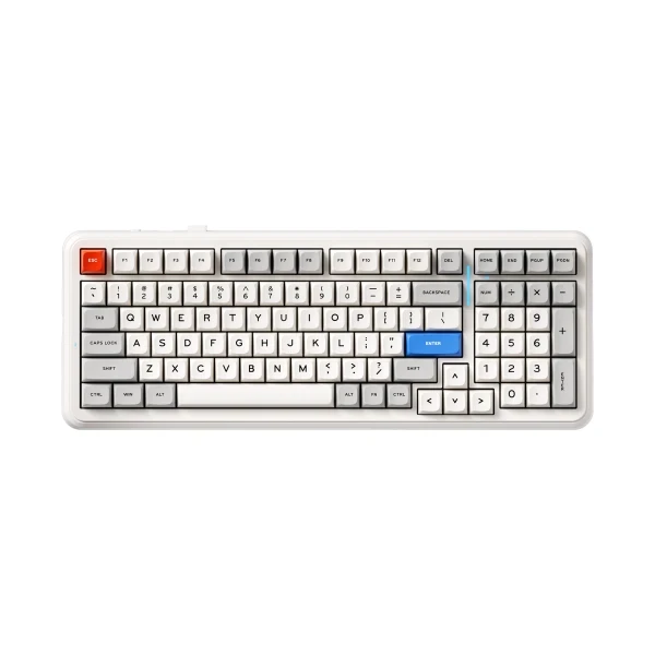 Bežična gaming tastatura MCHOSE K99 V2 Mehanička retro white
