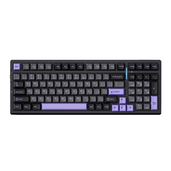 Bežična gaming tastatura MCHOSE G98 Pro Mehanička black purple