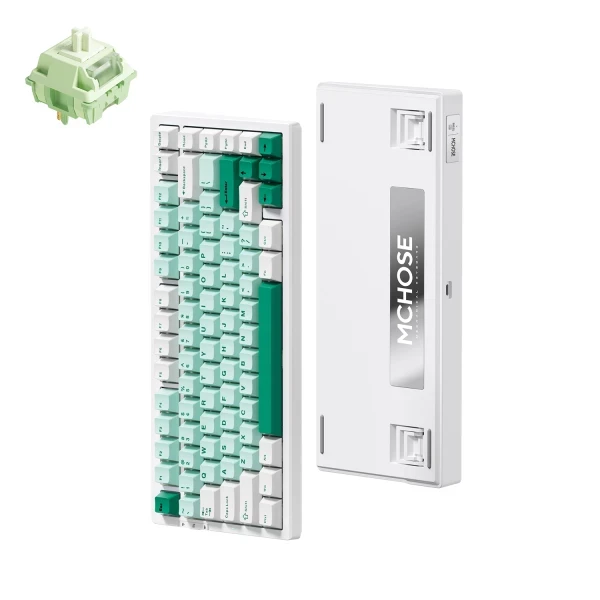 Bežična gaming tastatura MCHOSE G75 Pro Mehanička green